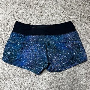 lululemon strive mermaid speed short 4 way - RARE